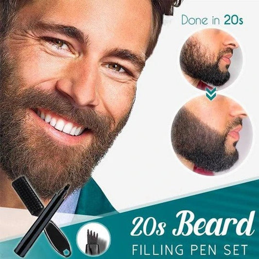 (💥New Year Sale💥- 40% OFF) Waterproof Beard Filling Pen Kit